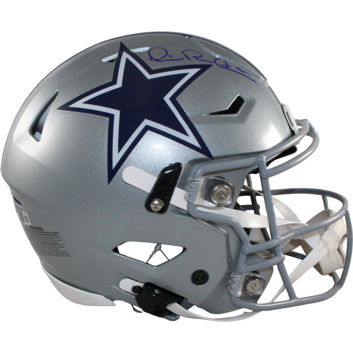 Michael Irvin Autographed Dallas Cowboys SpeedFlex Helmet Beckett Witness 56372