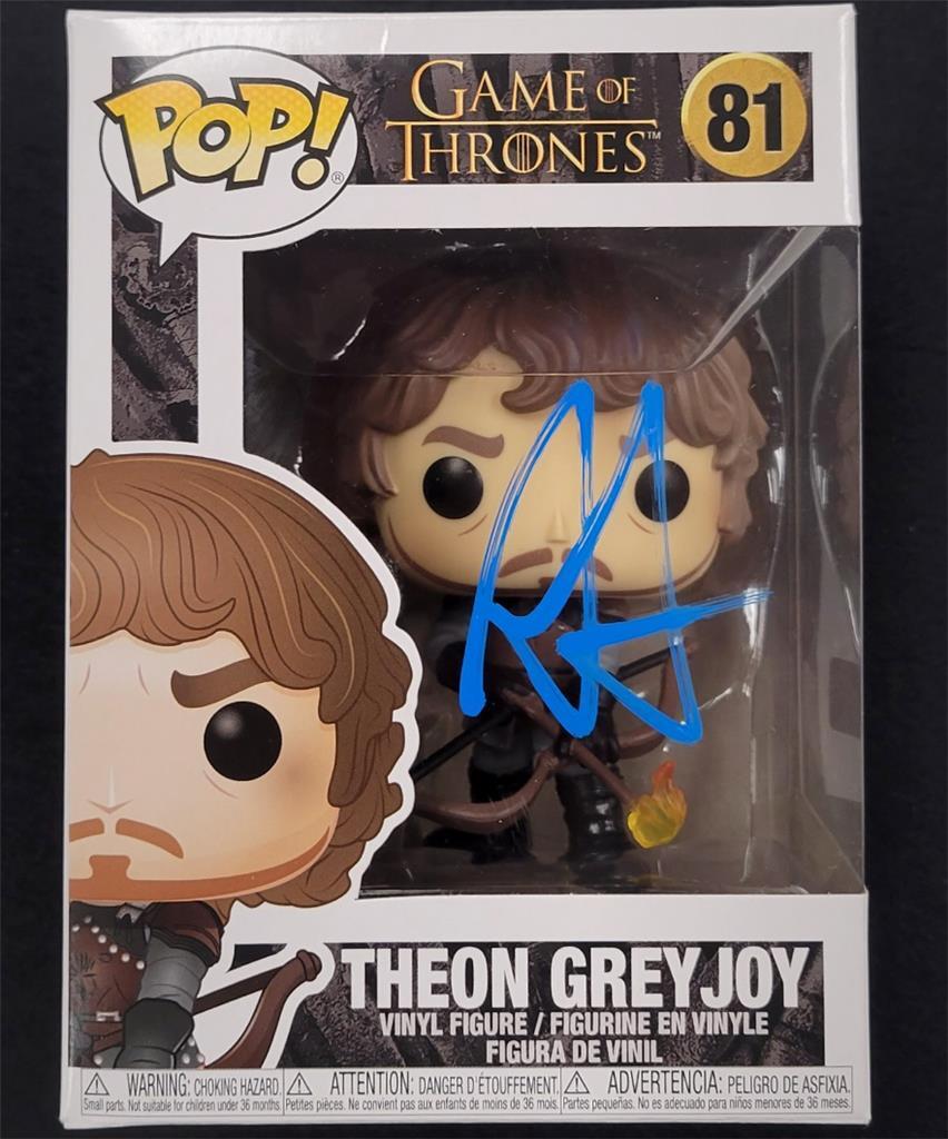 Alfie Allen signed Theon Greyjoy Funko Pop! GoT autograph ~ BAS Beckett