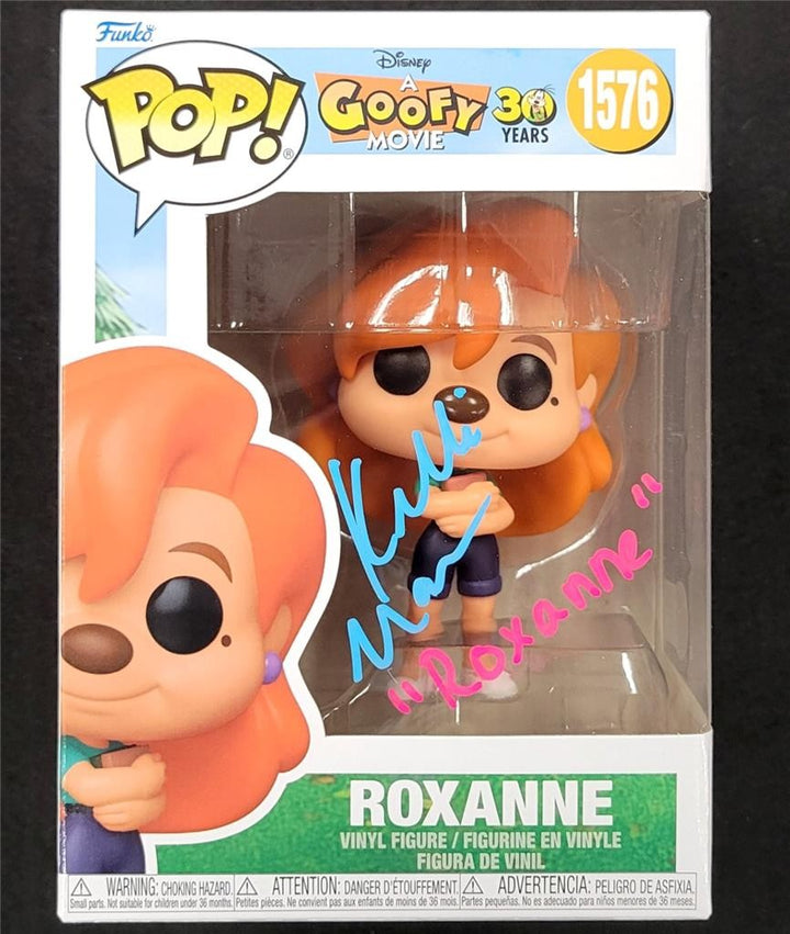 Kellie Martin signed "Roxanne" Funko Pop! 1576 autograph Goofy Movie Beckett BAS
