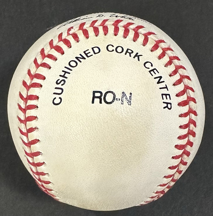 Willie Mays Signed Official NL Baseball NY SF Giants Clean Dark Auto PSA COA HOF