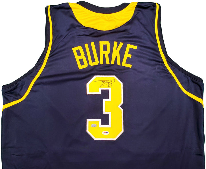 Michigan Wolverines Trey Burke Autographed Signed Blue Jersey PSA/DNA