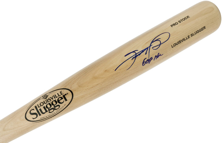 Sammy Sosa Signed Blonde Louisville Slugger Pro Stock Baseball Bat Cubs