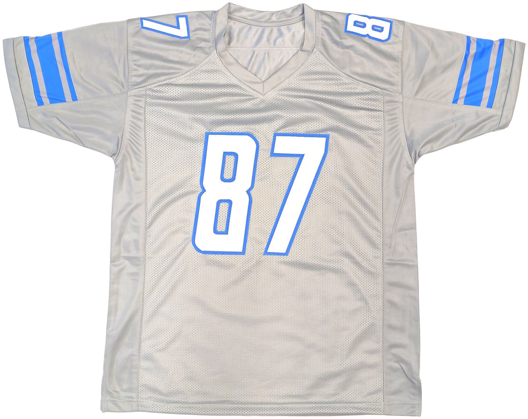 Detroit Lions Sam LaPorta Autographed Signed Gray Jersey Beckett Wit