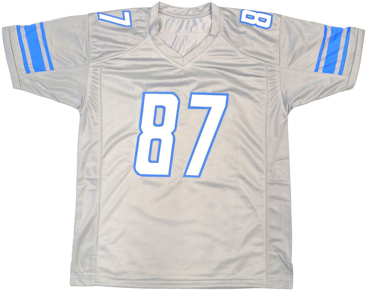 Detroit Lions Sam LaPorta Autographed Signed Gray Jersey Beckett Wit