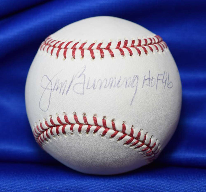 Jim Bunning PSA DNA Autograph Major League Signed Baseball HOF 96