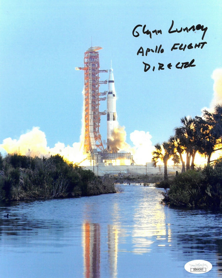 Glynn Lunney signed Color 8x10 Photo Apollo Flight Director- JSA #DD64263