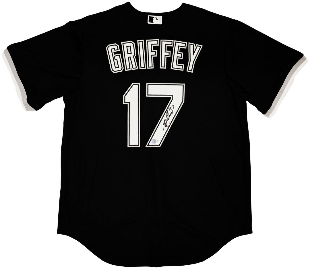 Chicago White Sox Ken Griffey Jr. Signed Black Nike Jersey Size L Beckett Wit