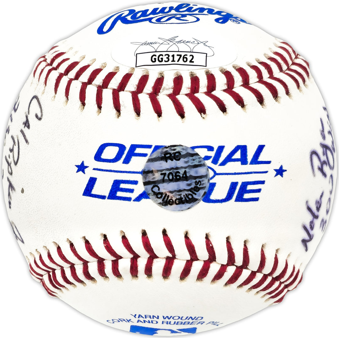 Al Clark Signed Official League Baseball Umpire Statball 11 Stats JSA #GG31762