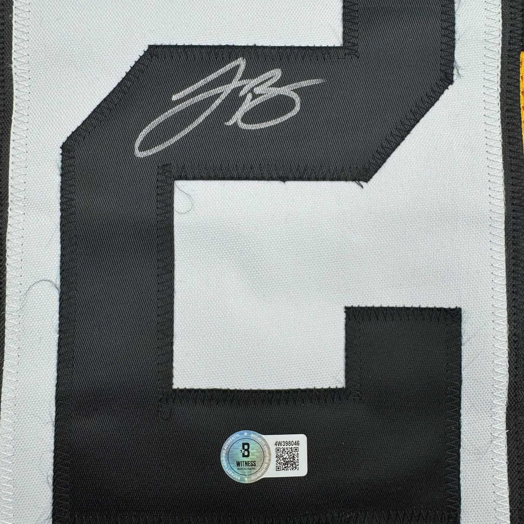 Framed Signed Le'Veon LeVeon Bell 35x39 Pittsburgh BB Jersey JSA COA