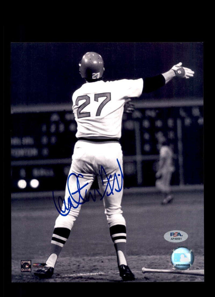 Carlton Fisk PSA DNA Signed 8x10 Photo Autographed Red Sox