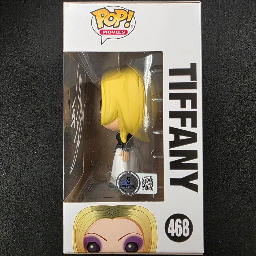Jennifer Tilly signed "Tiff" Tiffany Chucky Funko Pop 468 autograph Beckett BAS