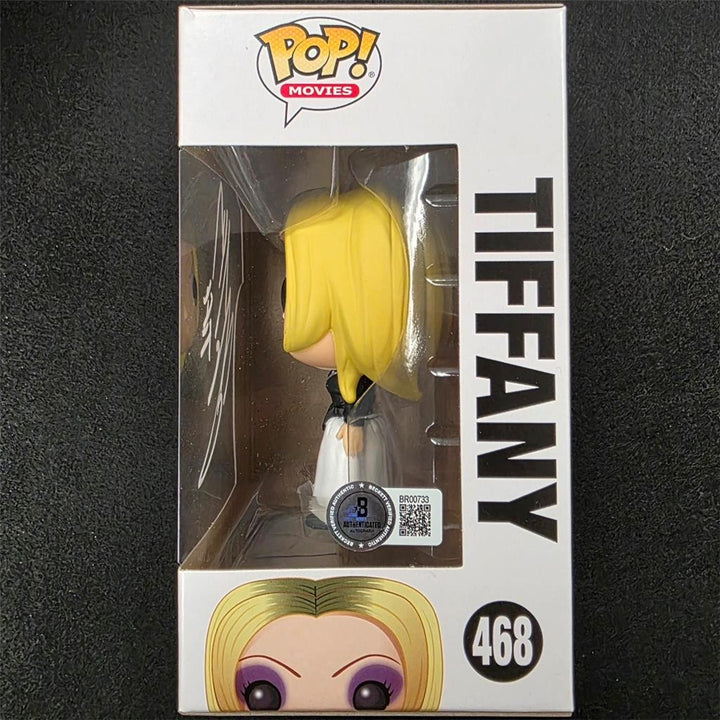 Jennifer Tilly signed "Tiff" Tiffany Chucky Funko Pop 468 autograph Beckett BAS