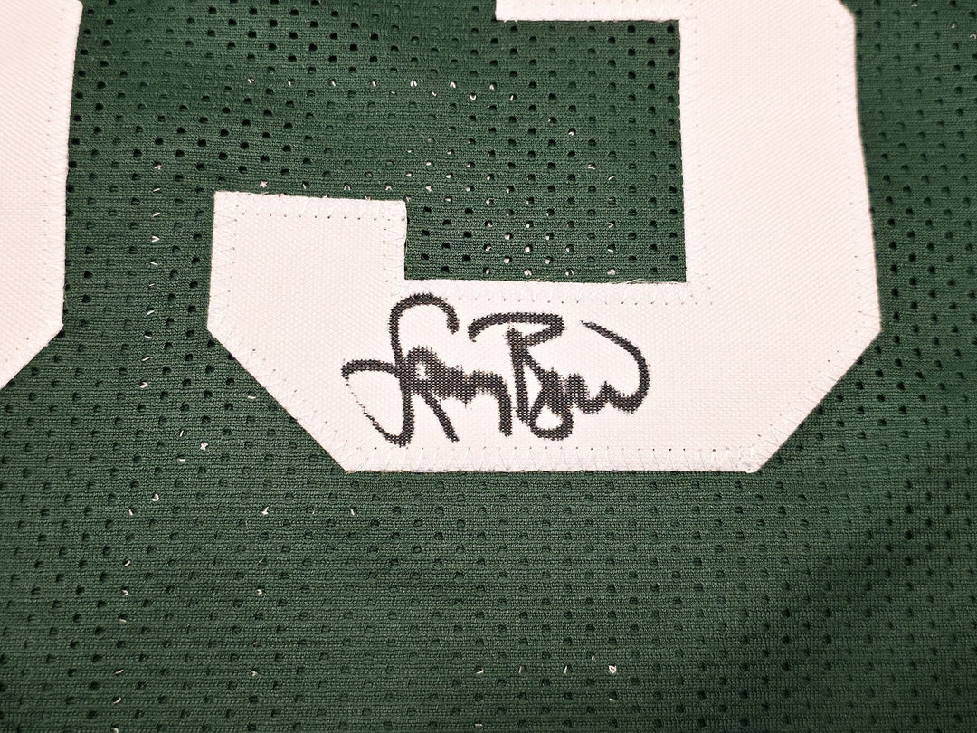 Boston Celtics Larry Bird Autographed Green Jersey PSA/DNA ITP