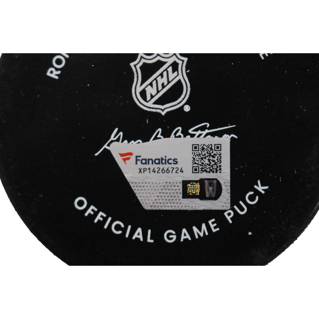 Cale Makar Autographed/Signed Colorado Avalanche Official Puck Fanatics 54966