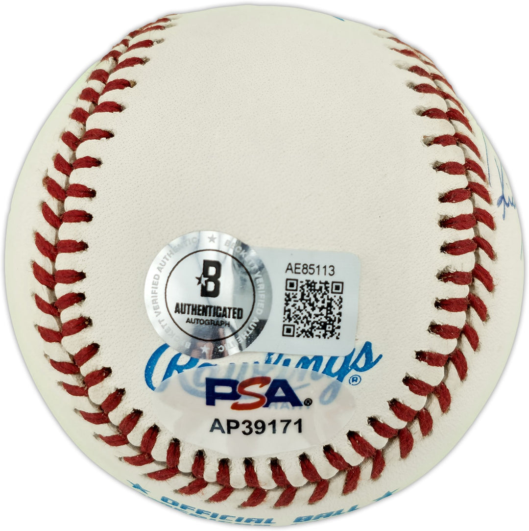Rickey Henderson, Lou Brock, Maury Wills Auto AL Baseball Greatest Base