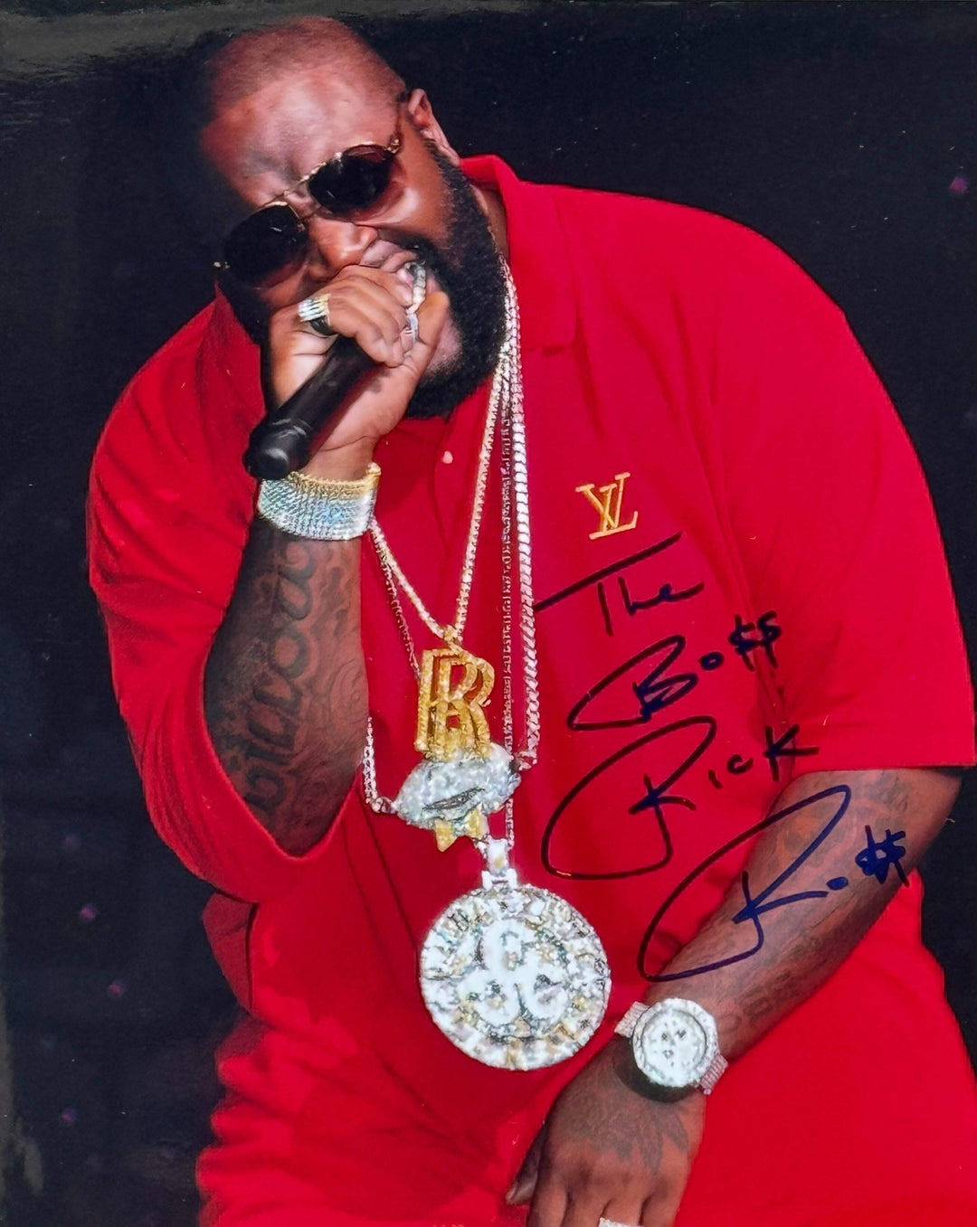 Rick Ross Autographed 8x10 Celebrity Photo