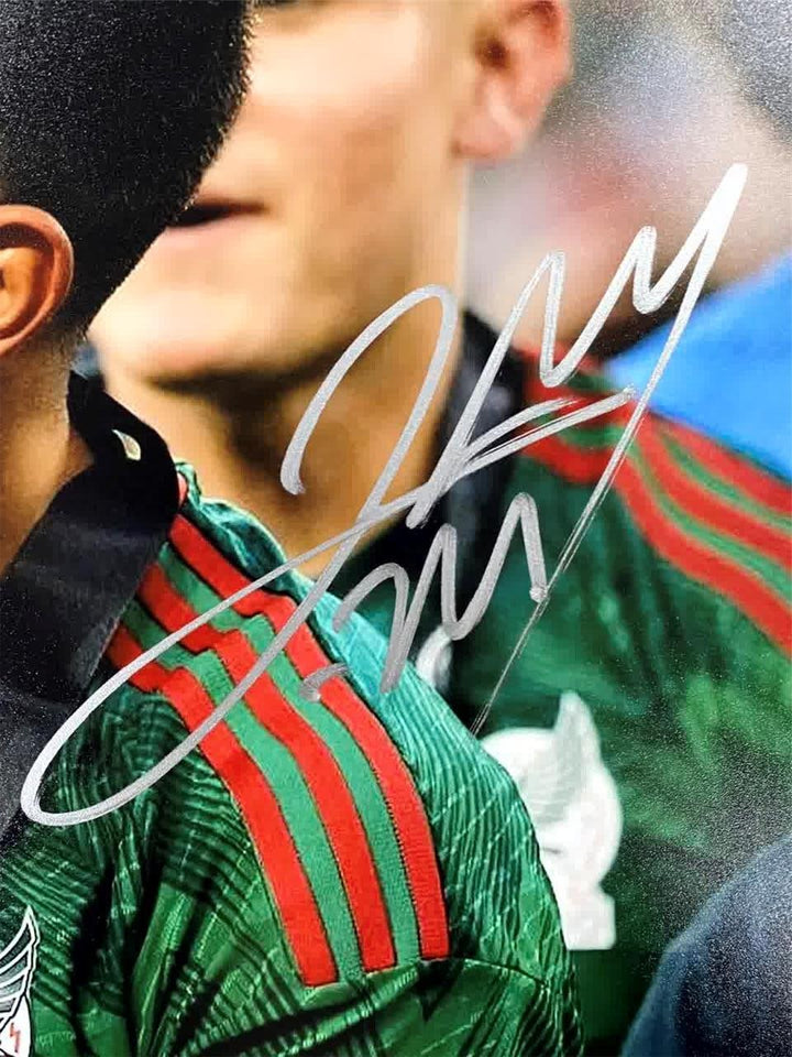 Luis Chavez signed Team Mexico 11x14 photo Pachuca Moscow autograph Beckett BAS