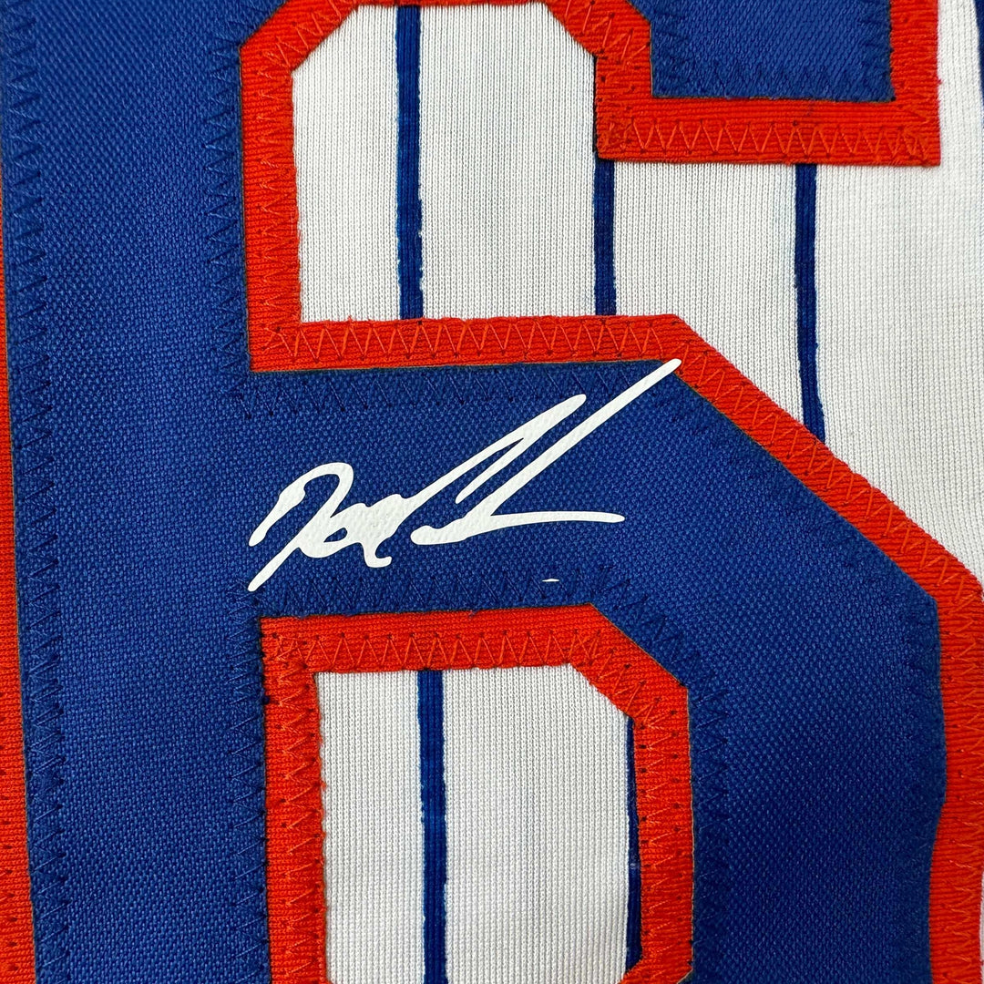 Facsimile Autographed Dwight Doc Gooden New York Pinstripe Reprint Jersey Men XL