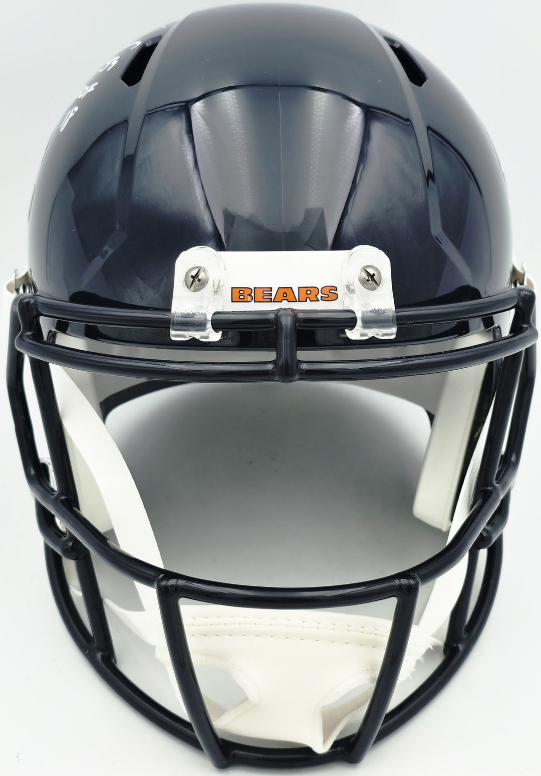 Brian Urlacher Auto Bears Blue Full Size Speed Replica Helmet "HOF 18" Beckett