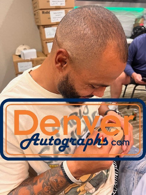 Dak Prescott Autographed/Signed Dallas Cowboys 23 STS Mini Helmet Beckett 56335