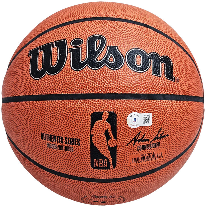 James Harden Auto Authentic I/O Basketball Rockets 76ers Thunder Beckett