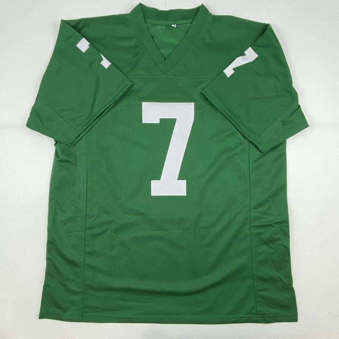 Signed MICHAEL MIKE VICK Philadelphia Kelly Green Jersey Beckett COA