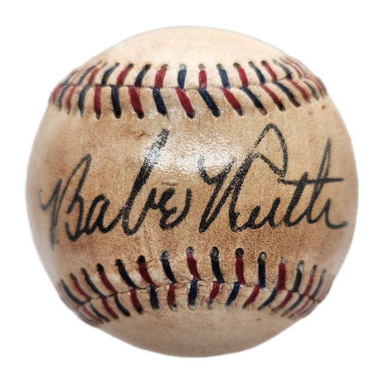 Babe Ruth New York Yankees Replica Baseball w/ Circa 1930s Facsimile Autograph