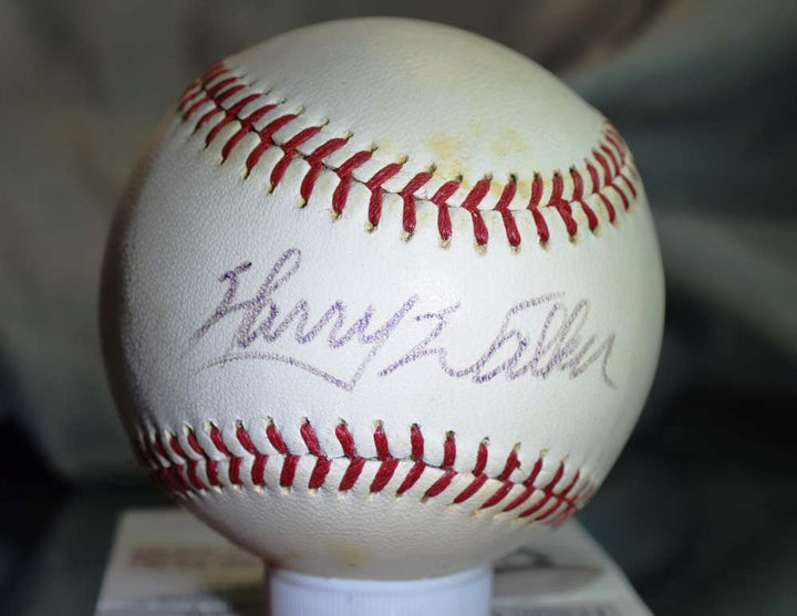 Harry Walker Jsa Feeney Spalding National League Autograph Baseball Signed