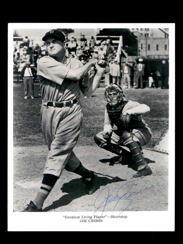Joe Cronin PSA DNA Signed  8x10 Photo Autograph Red Sox