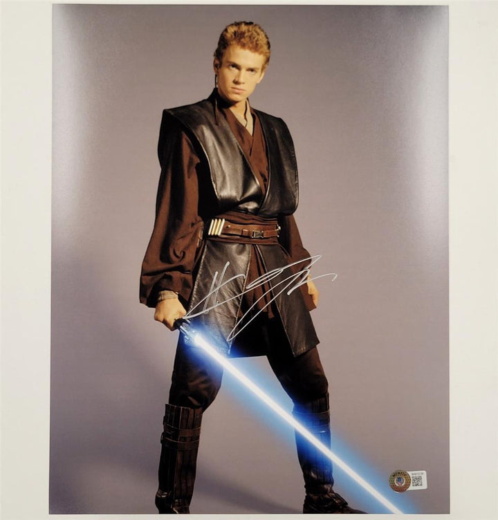 Hayden Christensen signed 11x14 photo Anakin Vader autograph ~ Beckett BAS Holo
