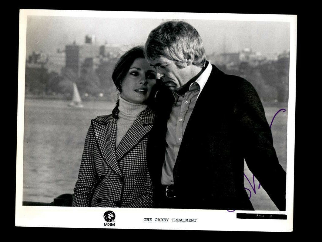 James Coburn JSA Coa Signed 8x10 The Carey Treatment Photo Autograph