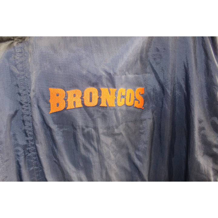 Denver Broncos Nike Pro Line On-Field Parka Sideline Jacket Cape Used 55537