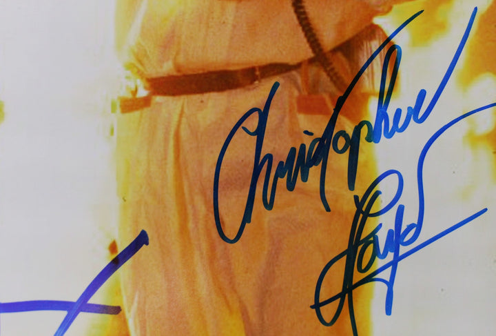 Michael J Fox Christopher Lloyd Autographed Back to the Future 16x20 BAS W 53719