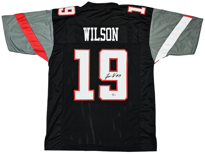 Texas Tech Red Raiders Tyree Wilson Autographed Signed Black Jersey Beckett Wit