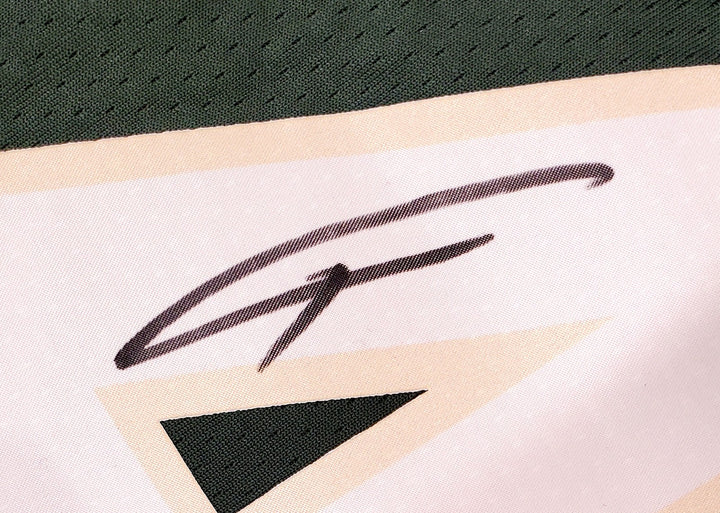 Milwaukee Bucks Giannis Antetokounmpo Signed Green Nike Jersey Size XXL Beckett