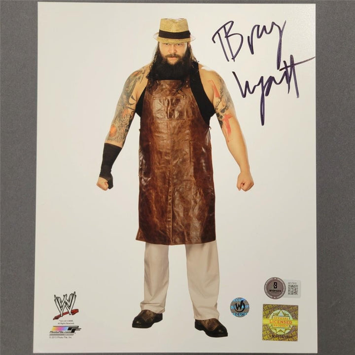 Bray Wyatt signed WWE Wrestling 8x10 Photo autograph ~ Beckett BAS