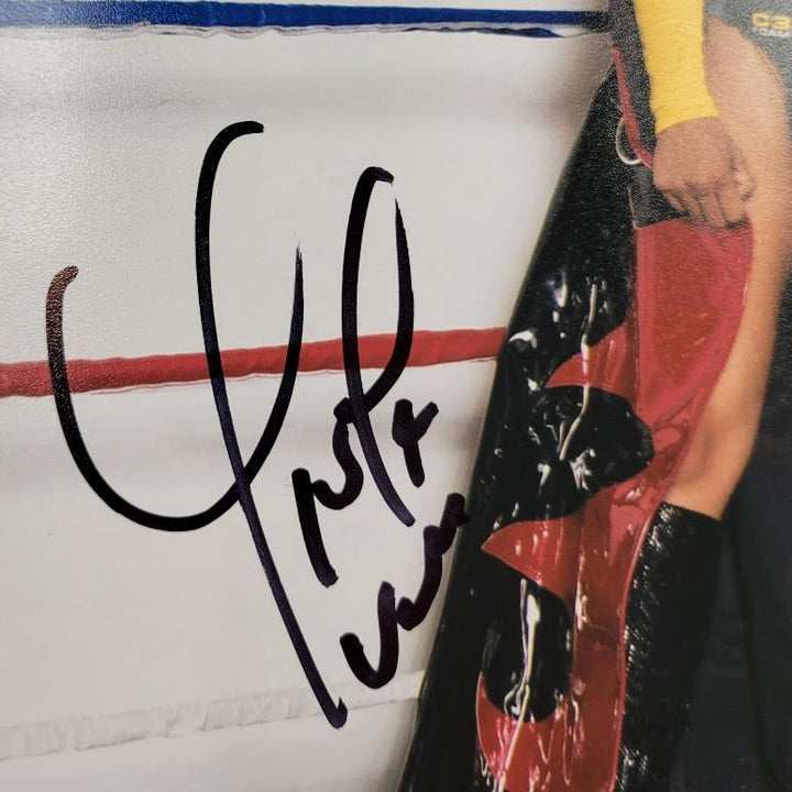 Yokasta Yoka Valle signed Boxing 8x10 photo #8 autograph ~ Beckett BAS Holo