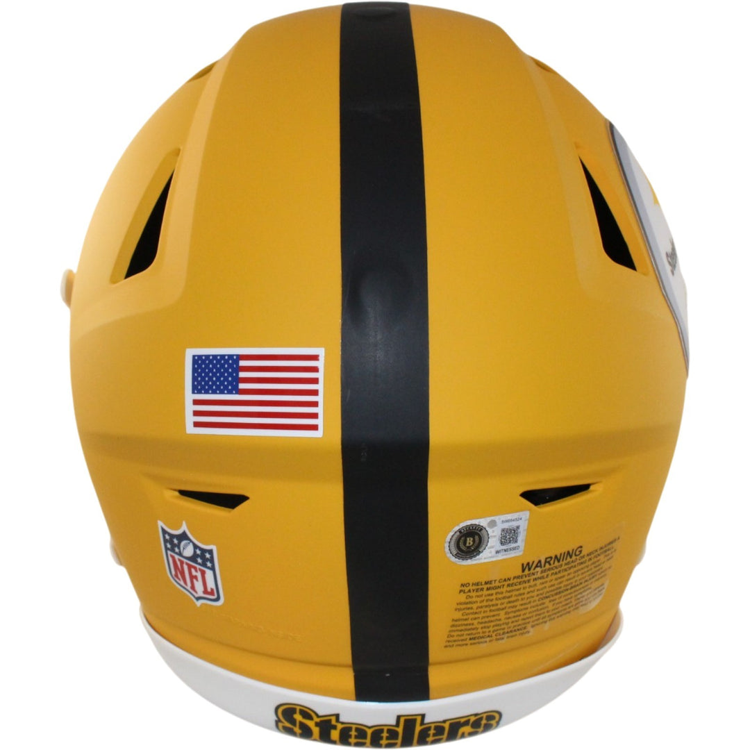 Terry Bradshaw Autographed Pittsburgh Steelers Speedflex Helmet Beckett W 58320