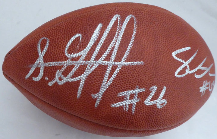 Shaquem Shaquill Griffin Auto Official NFL Leather Football Seahawks MCS Holo
