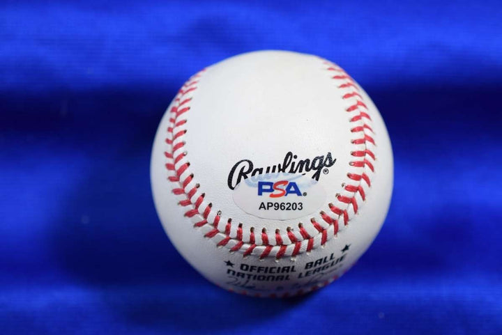 Dave Concepcion PSA DNA Autograph National League ONL Signed Baseball Reds