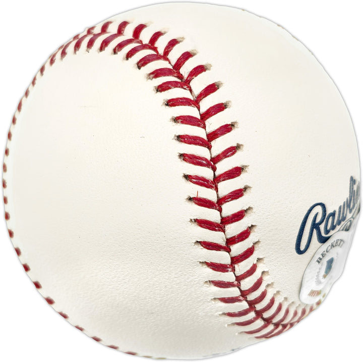 Alex Bregman Auto Signed 2022 WS Logo Baseball Astros 2022 WS Champs Beckett Wit