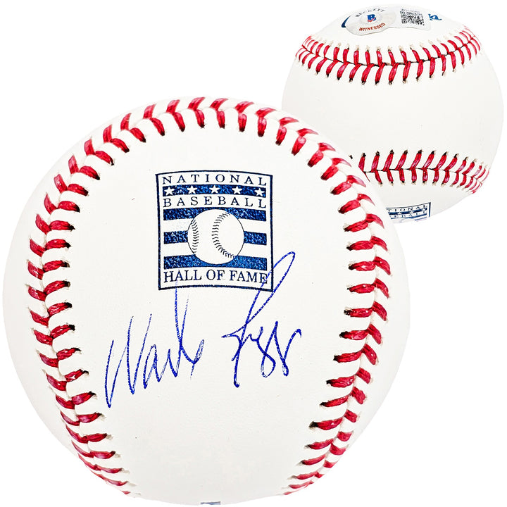 Wade Boggs Signed Official HOF Logo Baseball Boston Red Sox Beckett Wit