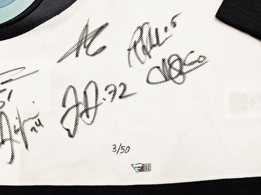 Seattle Kraken Inaugural Season Auto White Adidas Jersey 24 Sigs #/50 Fanatics