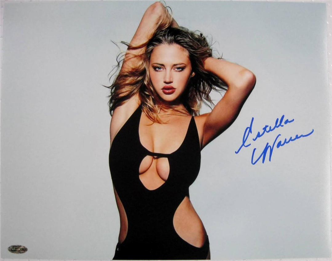 Estella Warren Signed 11x14 Photo Victoria Secret Model Beauty & The Beast H