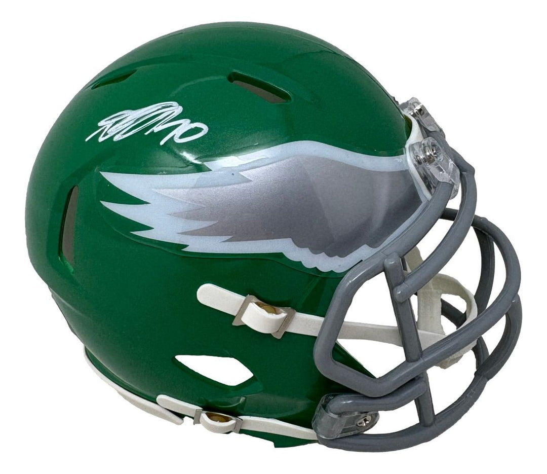 DeSean Jackson Signed Philadelphia Eagles Kelly Green Mini Speed Helmet BAS ITP