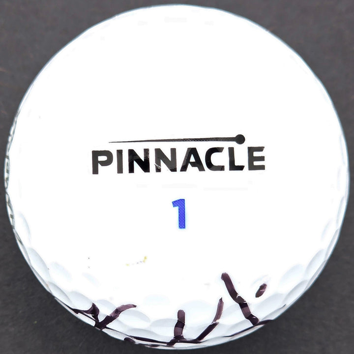 Xander Schauffele Autographed Pinnacle Sentry Golf Ball Beckett BAS #AE16633