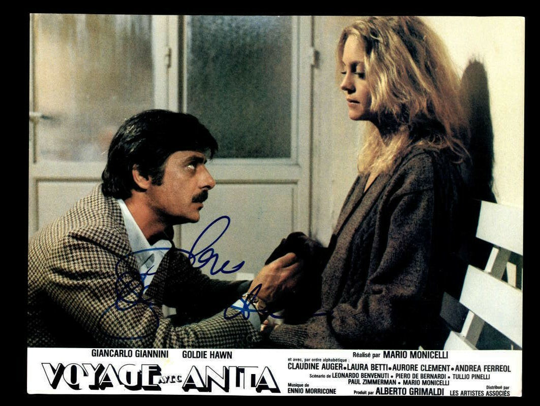 Goldie Hawn JSA Coa Signed 8x10 Lovers and Liars Photo Autograph