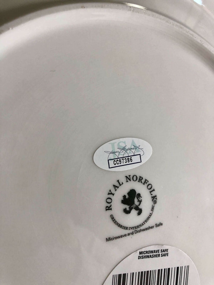 Keith Coogan Signed Inscribed Plate "Don't Tell Mom Babysitter's Dead" JSA COA