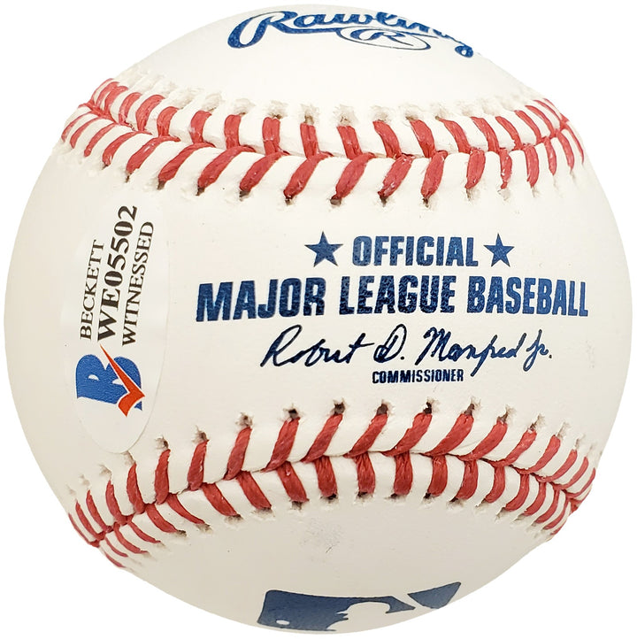 Shane Bieber Signed MLB Baseball Cleveland Indians "2020 AL Cy Young" Beckett