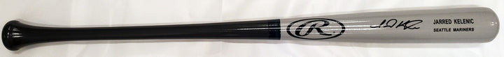 Jarred Kelenic Signed Gray Rawlings Game Model Bat Seattle Mariners Beckett